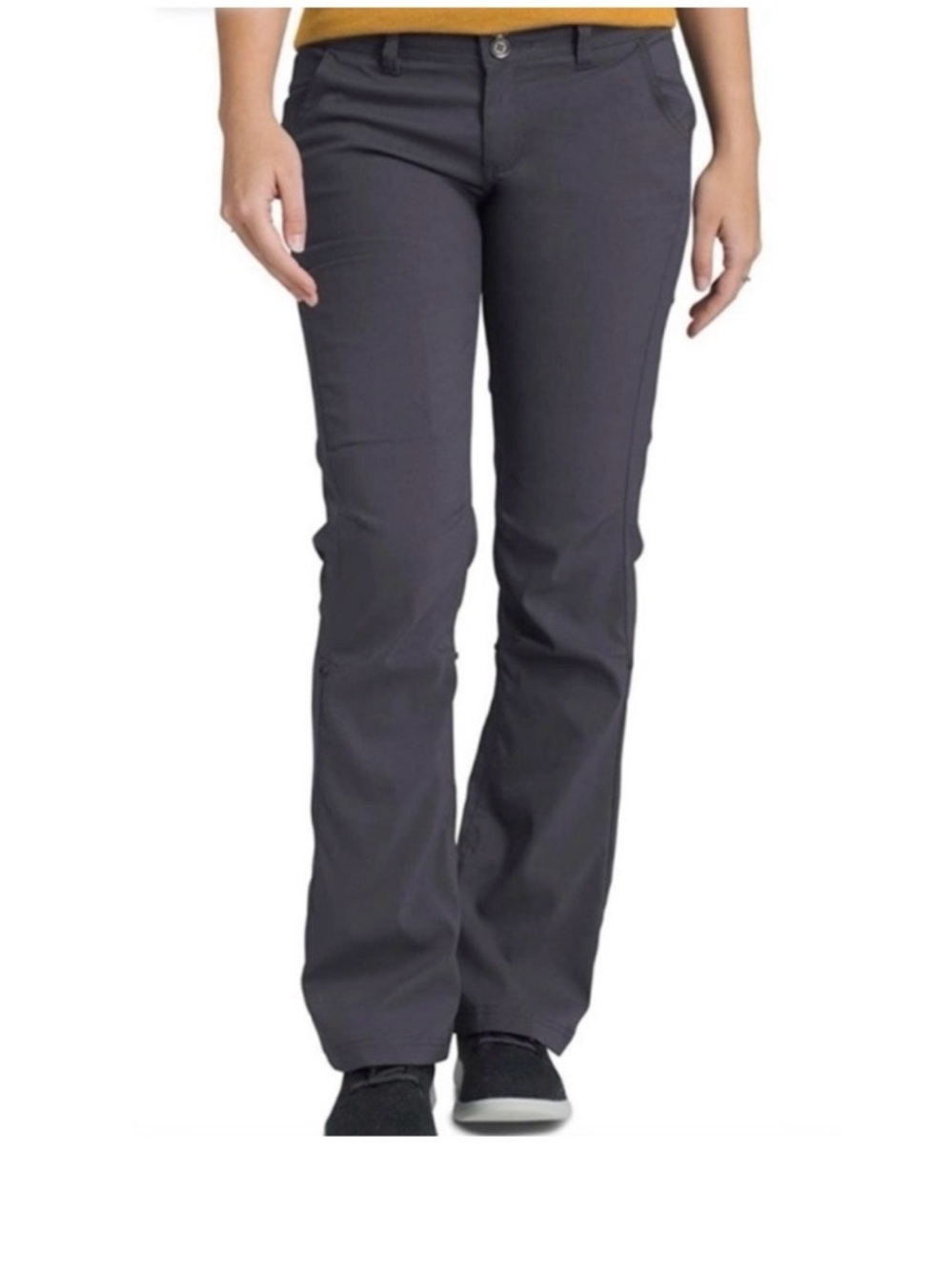 PrAna Halle Pant Cross-functional Coal Gray Outdoor Water Repellent UPF+50